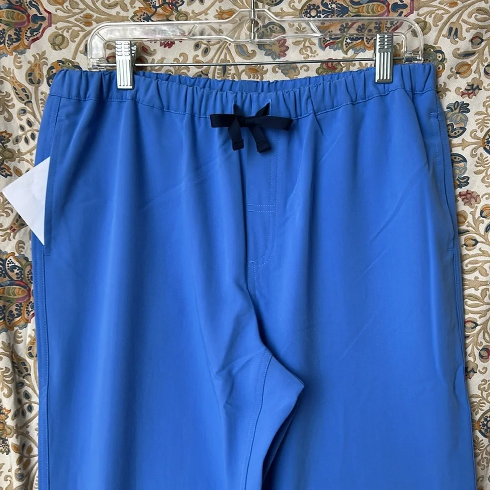 NWT Figs Men’s Pisco Basic Scrub Pants‎ Technical Collection w/Pockets Blue M